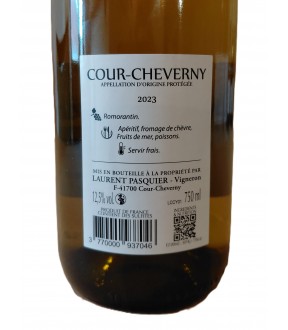 Cour-Cheverny, Appellation d'Origine Protégée, Blanc "La Charmoise" 2023