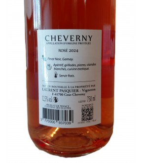 Cheverny rosé, Appellation d'Origine Protégée, "La Charmoise" 2023